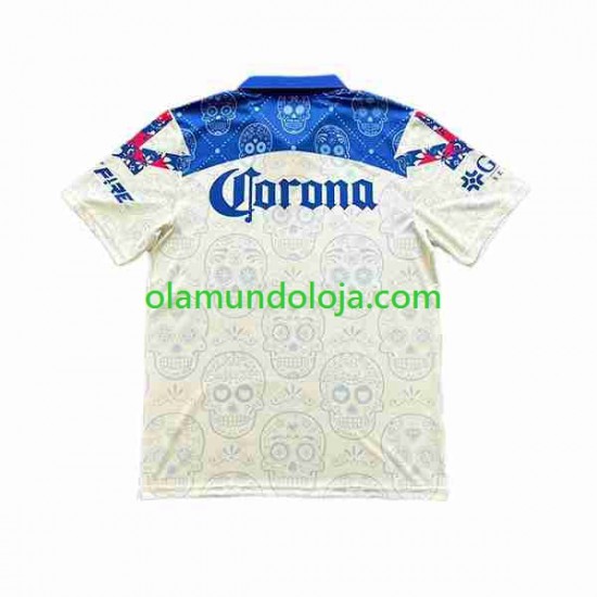Camisola Club América Day of the Dead Homem Equipamento Segundo 2023-2024 Manga Curta